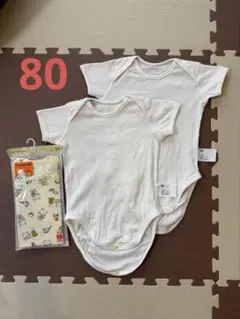 ユニクロ　半袖ロンパース80サイズ　セット