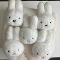 もこもこmiffyティペット　ミッフィー　ホワイト　白　マフラー merry jenny（メリージェニー）の「【kids】もこもこmiffyティ