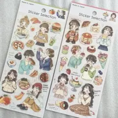 ★セリア★デザインシール★チートデー　２種セット★ 食べもの/食べ物/女の子