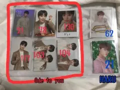 SEVENTEEN トレカ ディノセット Ode to You +HARU