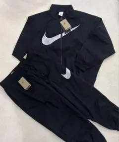 ナイキ　NIKE ナイロンジャケット　セットアップ　ジャージ　ビッグスウォッシュ