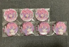 FLOW GLOW　カラ鉄コラボ　缶バッジ　綺々羅々ヴィヴィ　7点セット