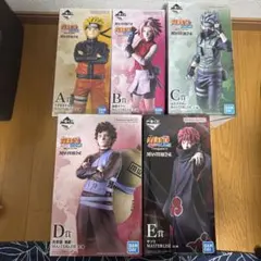 一番くじ NARUTO ナルト フィギュア 5点セット おまけ付き - メルカリ