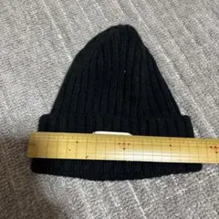 ブラック ニット帽 NYCロゴ 51〜53cm