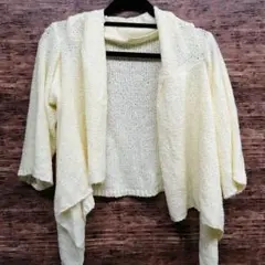 HusHusH ハッシュアッシュ ボレロ イエロー Mサイズ レディース 美品