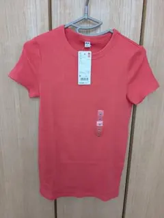 ユニクロ　リブ編み Tシャツ M