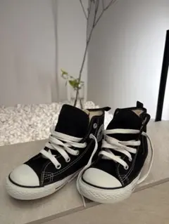 Converse All Star キッズ ハイカット ブラック 19cmのサムネイル