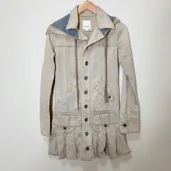 N119−2◯ DIESEL フード付き ミリタリージャケット ベージュ