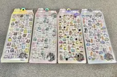 オバケーヌ 4枚セット シール ボンボンドロップシール ぷっくり