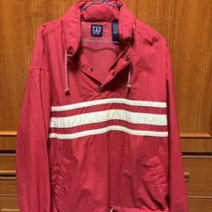 90s oldGAP アノラックパーカー　スタンドカラー　ナイロンジャケット