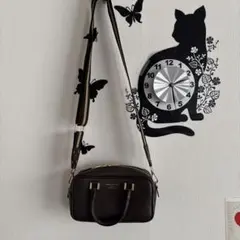 コジコジ様専用です。 ミニスクエアバッグ☆ダークブラウン