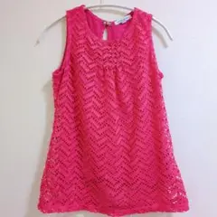 BANANA REPUBLIC ピンクレースタンクトップ XS パーティー