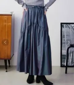 値下げ‼︎ ❤︎AZUL by moussy❤︎ギャザーロングスカート❤︎