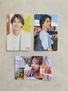 寺西拓人/原嘉孝 timelesz アルバム FAM トレカ3枚セット