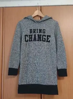 新品◾︎未使用☆ INGNI フード付きロングパーカー ワンピース トレーナー