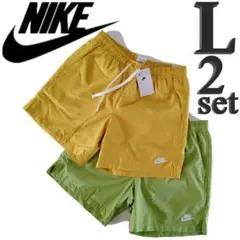 新品 2点セット L ナイキ ウーブンショートパンツ ハーフパンツ