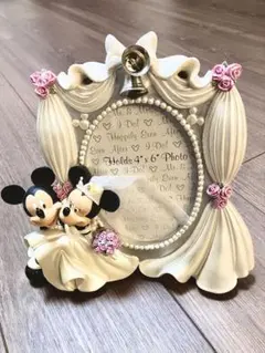 ディズニーパーク購入 ミッキー ミニー ウエディング フォトフレーム