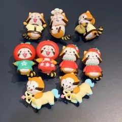 ココス　あらいぐまラスカル マグネット 10点セット