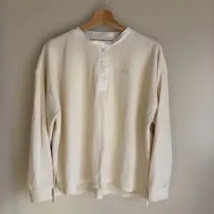 アイボリー 長袖カットソー