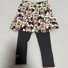 ミニー柄 スカートとレギンス 2点セット