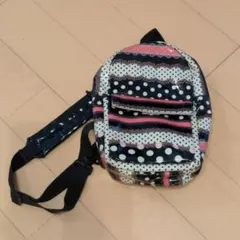 カラフルキャンディスタイル 水玉 ストライプ デザイン ショルダーバッグ 女の子