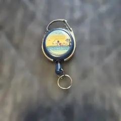 USJ スヌーピー リールキーホルダー SURFING