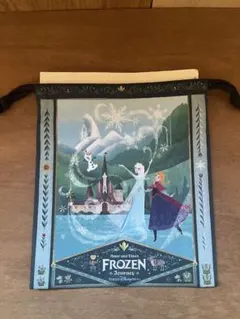 【未使用】アナと雪の女王 巾着袋　ファンタジースプリングス