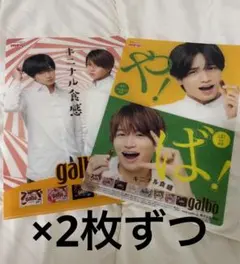 SexyZone 菊池風磨 中島健人 ふまけん ガルボコラボ グッズ 2枚ずつ