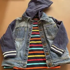 4an nextジージャンとフランス製のtシャツ