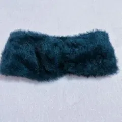 ファー素材ヘアバンドブラック新品未使用