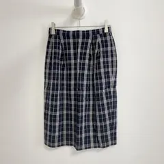 BURBERRYS バーバリーズ タイトスカート チェック柄 7号 裏地付のサムネイル