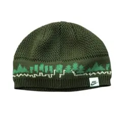 【00s】NIKE ビーニー　マルチボーダー　毛網　vintage Y2K 希少