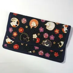 お薬手帳ケース☆母子手帳や通帳入れなど☆猫柄