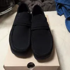 新品未使用 Clarks クラークス ローファー ブラック スエードのサムネイル