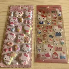 サンリオ　マシュマロシール、クリアキャンディシール