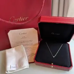 【極美品】Cartier ダムール ネックレス XS ホワイトゴールド ダイヤ