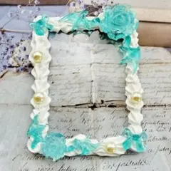 019 ホイップデコ トレカケース 白×ミントブルーグリーン 硬貨ケース