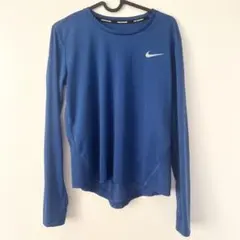 Nike DRI-FIT 青 長袖シャツ レディース　M