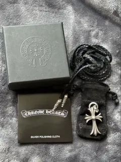 Chrome Hearts シルバー クロスペンダント タイニーレザーブレード