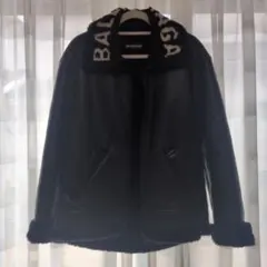 新品 確実正規品 balenciaga バレンシアガ ムートンジャケット レザー