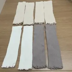 4点セット　リブ編レッグウォーマー