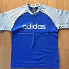 新品☆アディダス 半袖Ｔシャツ（140）青×グレー