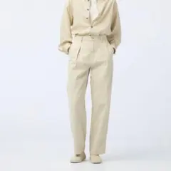 UNIQLOU デニムタックパンツ 22インチ