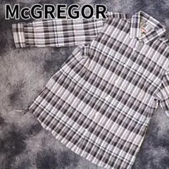 McGREGOR レディース シャツ 七分丈袖 チェック柄 FREE SIZE