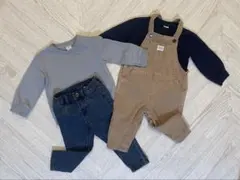 【秋冬まとめ売り】H&M ベビー服 6-9M トップス デニム オーバーオール