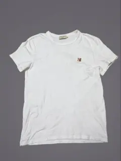 Maison Kitsune フォックス刺繍 Tシャツ ホワイトのサムネイル