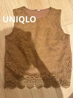 UNIQLO レース ノースリーブ タンクトップのサムネイル