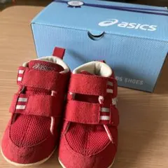 asics ベビーシューズ 赤　13.0cm