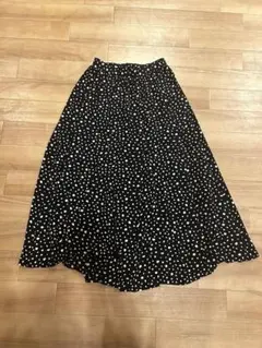 earth music & ecology ドット ロングスカート
