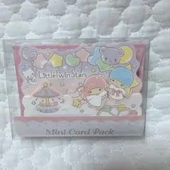 サンリオ❣️激レア　キキララ カードパック　レトロ　2014 メモ